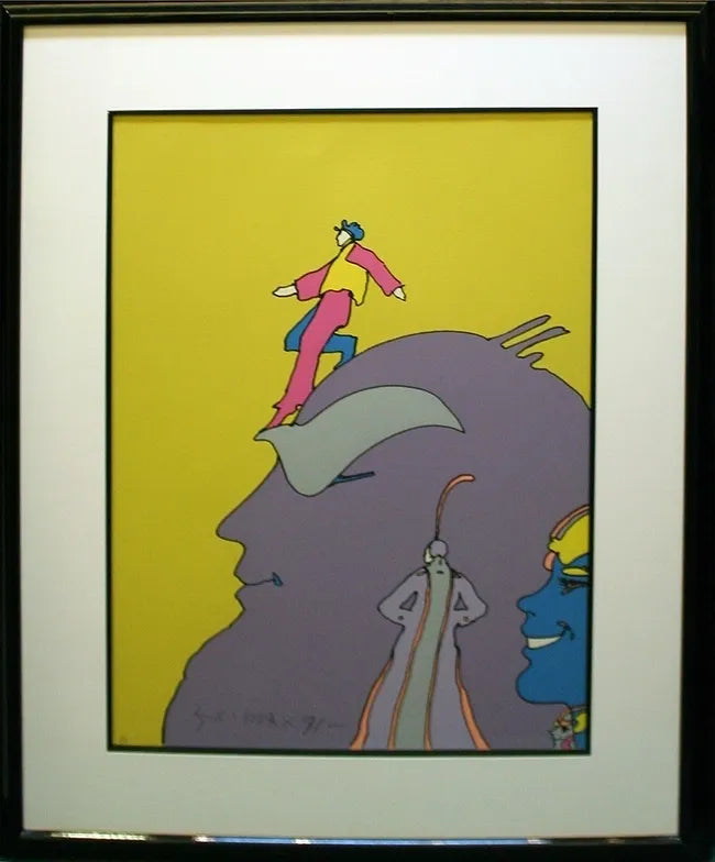 Stepping Down by Peter Max