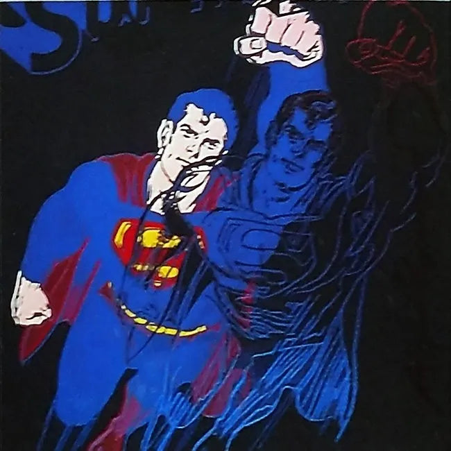 Superman Invitation by Andy Warhol