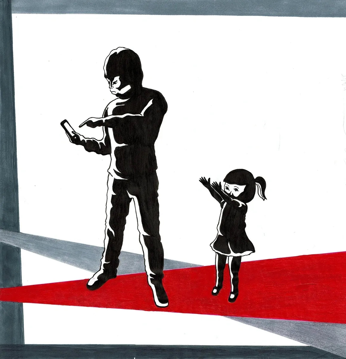 Technological Neglect (a.k.a. Father of the Century) giclee by Markham