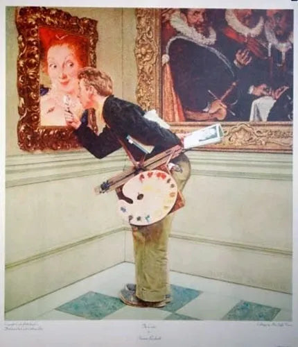 The Critic by Norman Rockwell