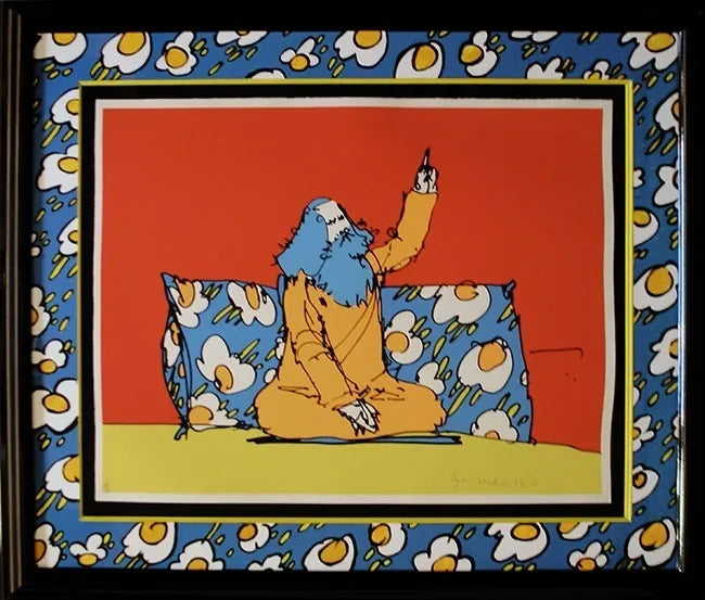 The Guru (special frame) by Peter Max