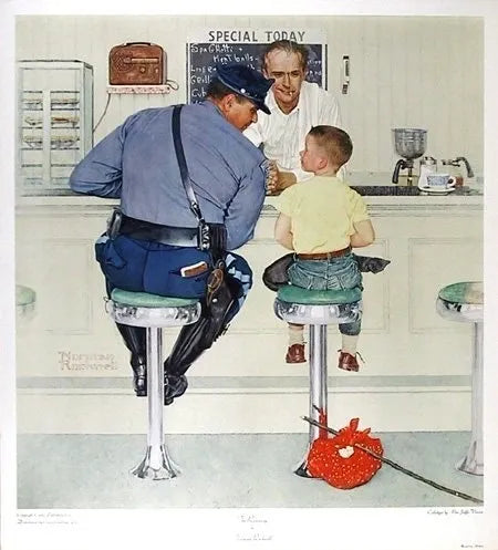 The Runaway by Norman Rockwell