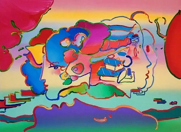 Three Faces by Peter Max
