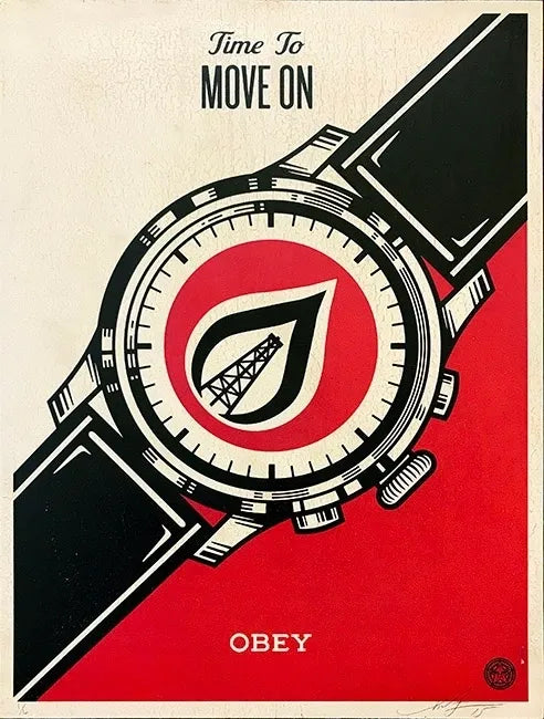 Time To Move On by Shepard Fairey