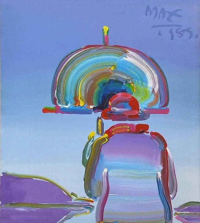 Umbrella Man by Peter Max