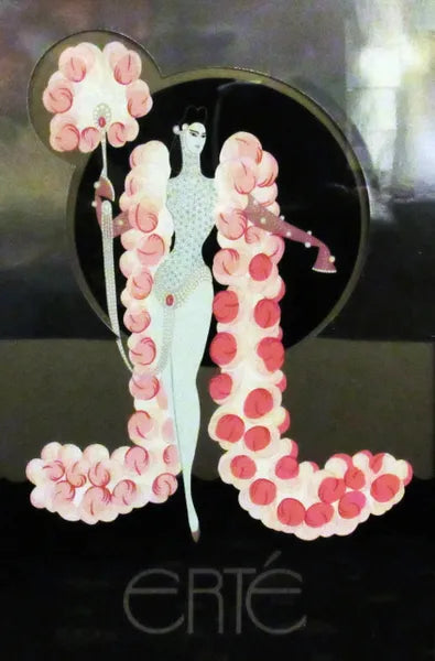 Woman In Pink (Poster) by Erte