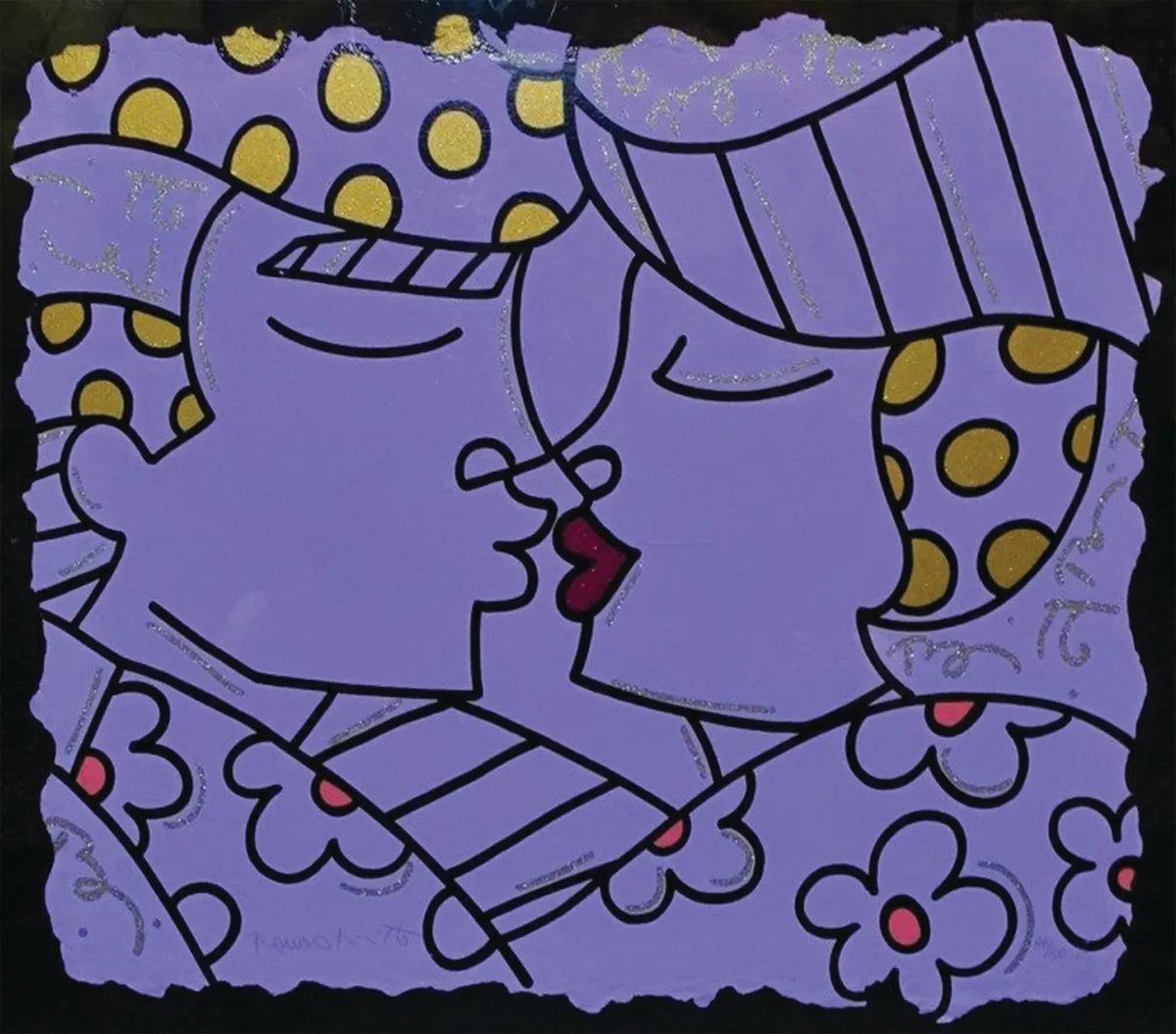 You Are So Wonderful (Blue) by Romero Britto