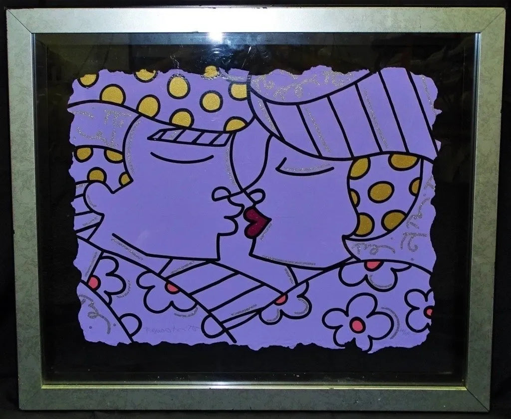 You Are So Wonderful (Blue) by Romero Britto