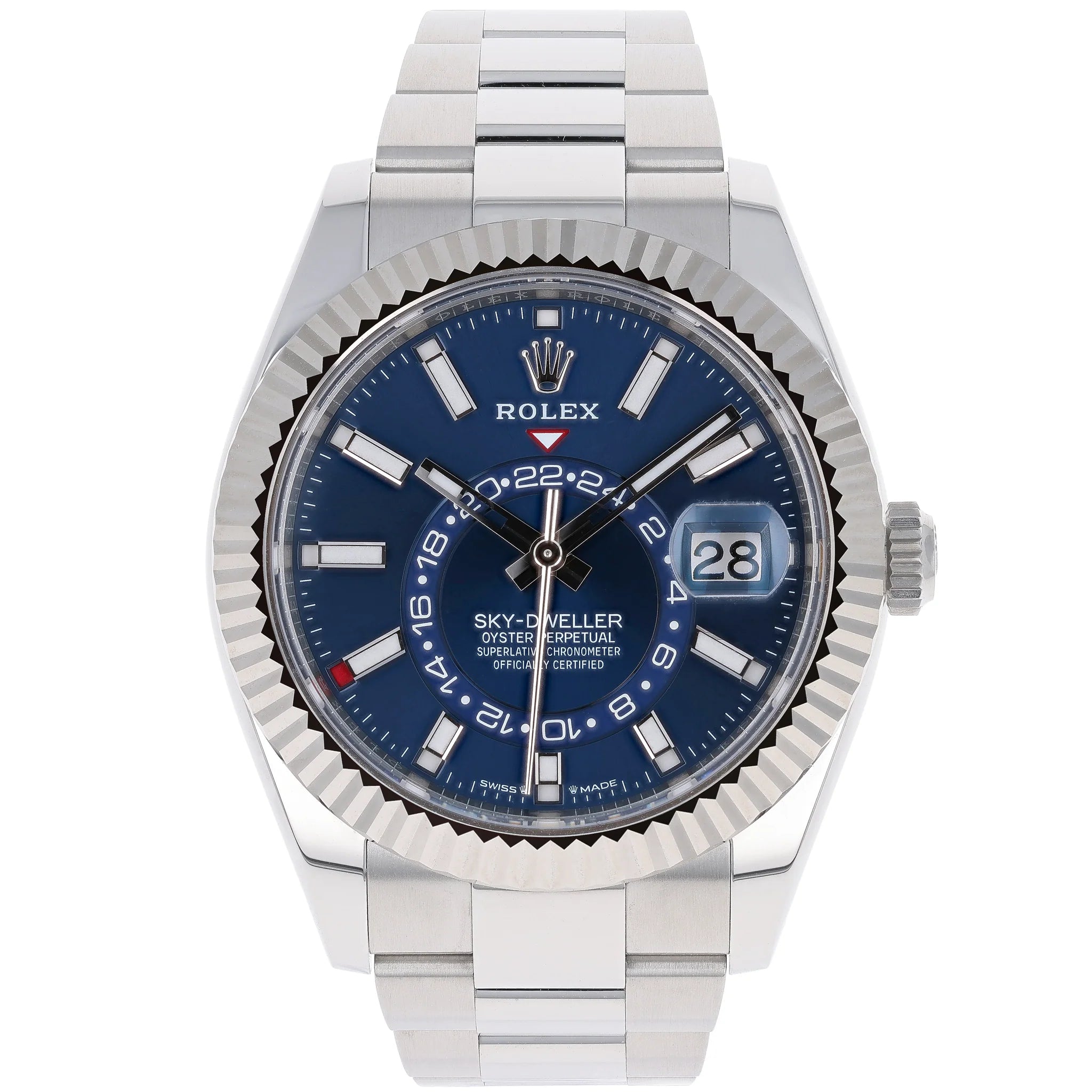 Rolex Sky-Dweller 336934 Blue Mint Oyster Steel 42 mm