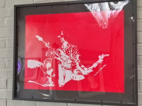 Grand Funk Railroad (frisket print) by Markham