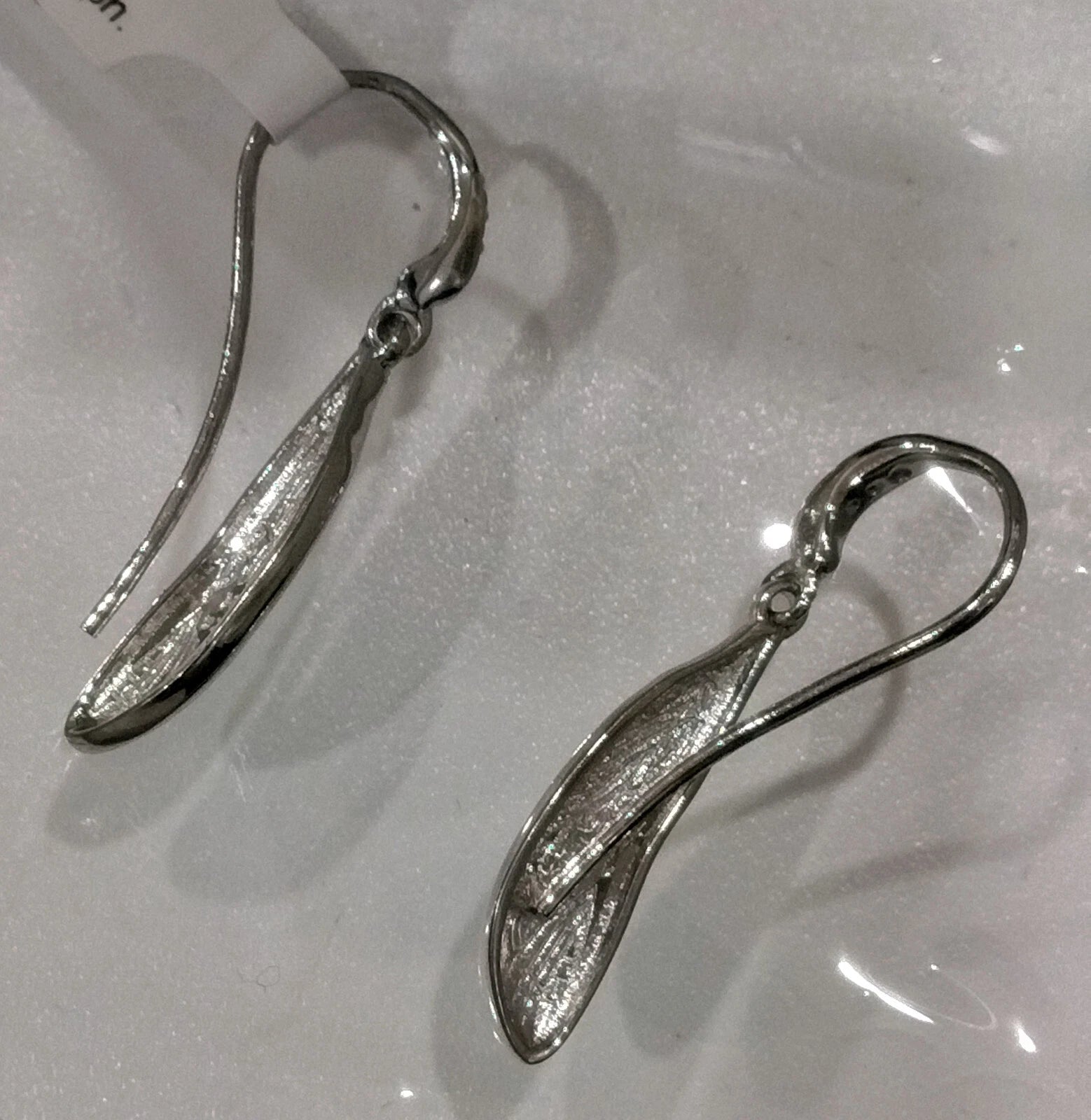 Sterling Silver Green Sapphire Wire Earrings Nicole Barr